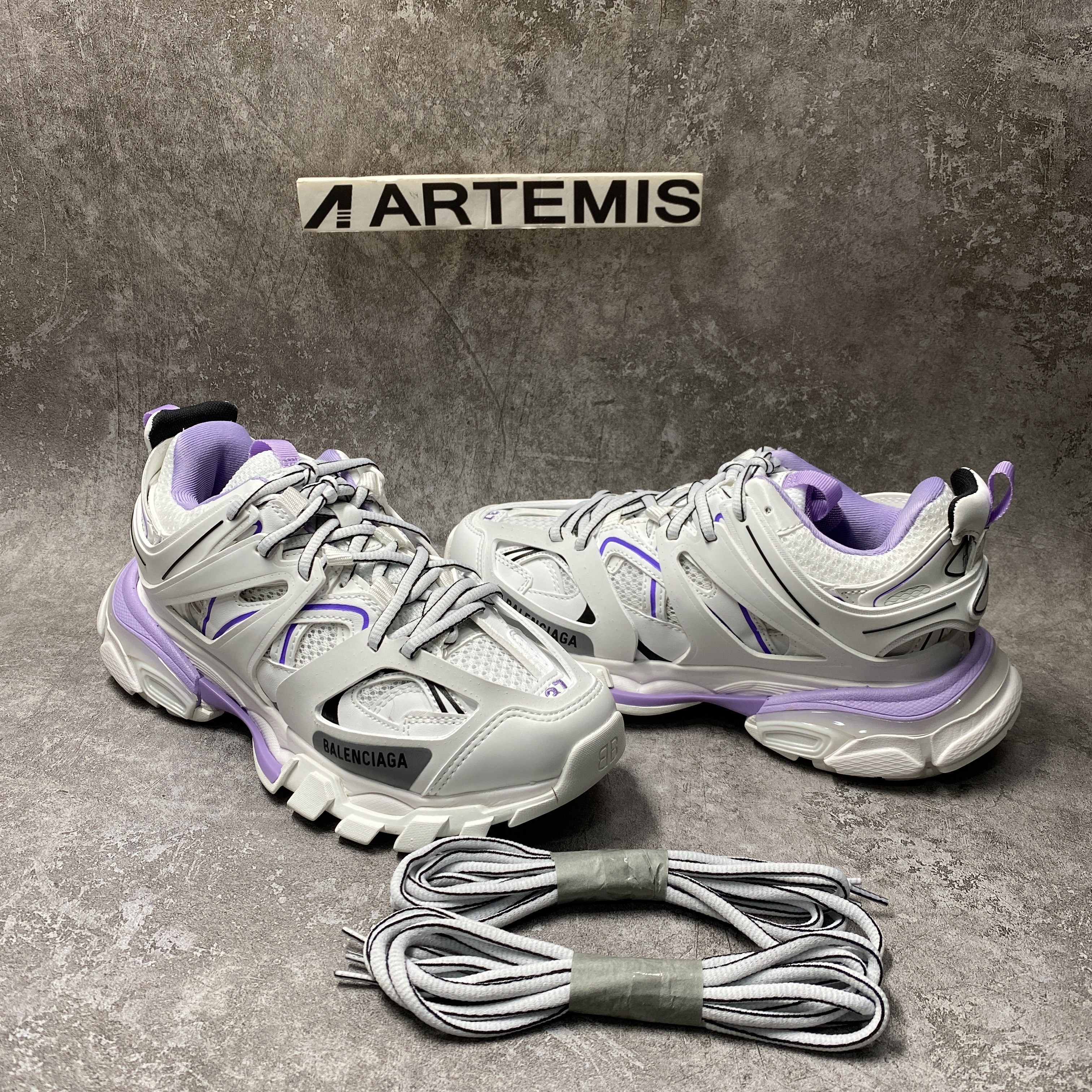 Balenciga Track Trainer Purple White