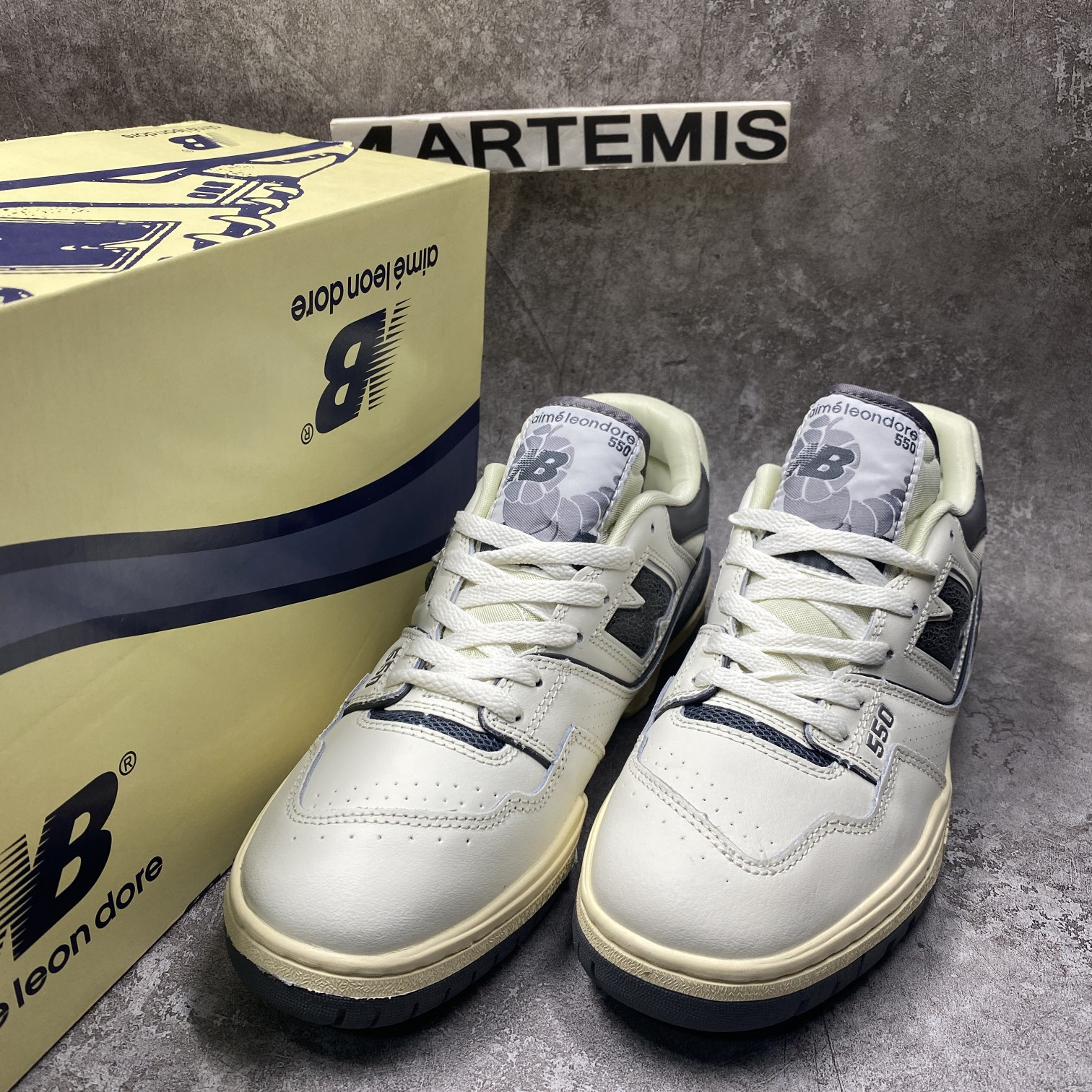 New Balance 550 Aime Leon Dore White Grey