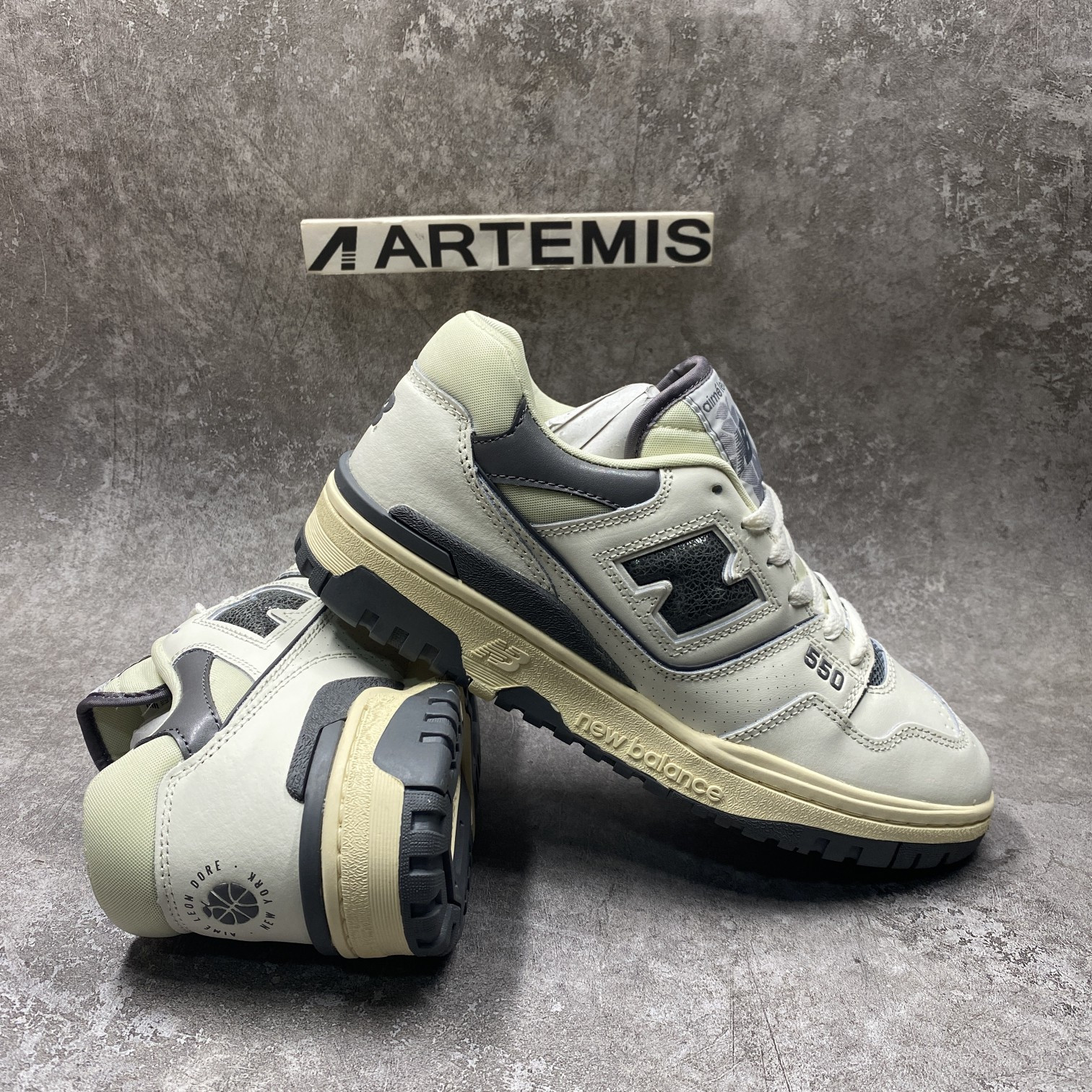 New Balance 550 Aime Leon Dore White Grey