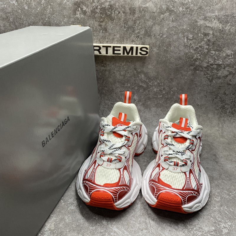 Balenciga 3XL Sneakers in White Red