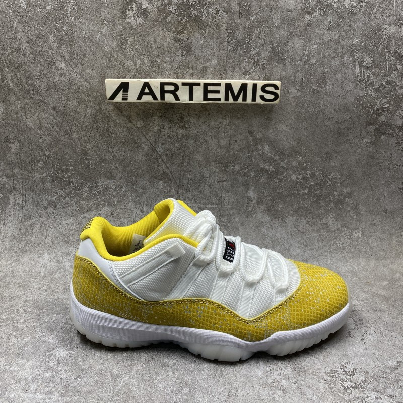Air Jordan 11 Retro Low Tour Yellow Snakeskin