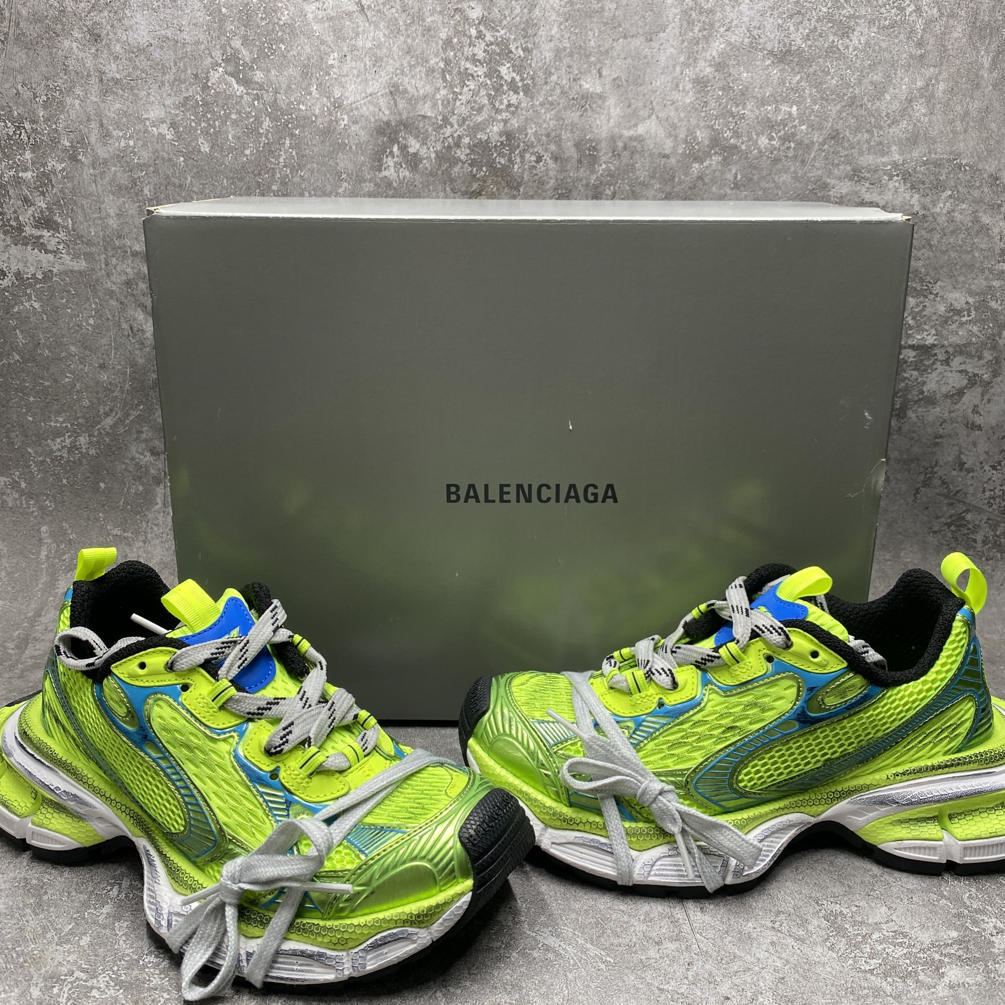 Balenciga 3XL Sneaker Worn Out Fluo Yellow