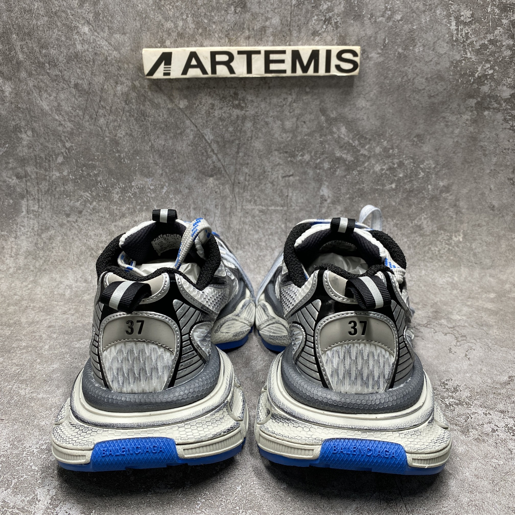 Balenciga 3XL Sneaker White Blue
