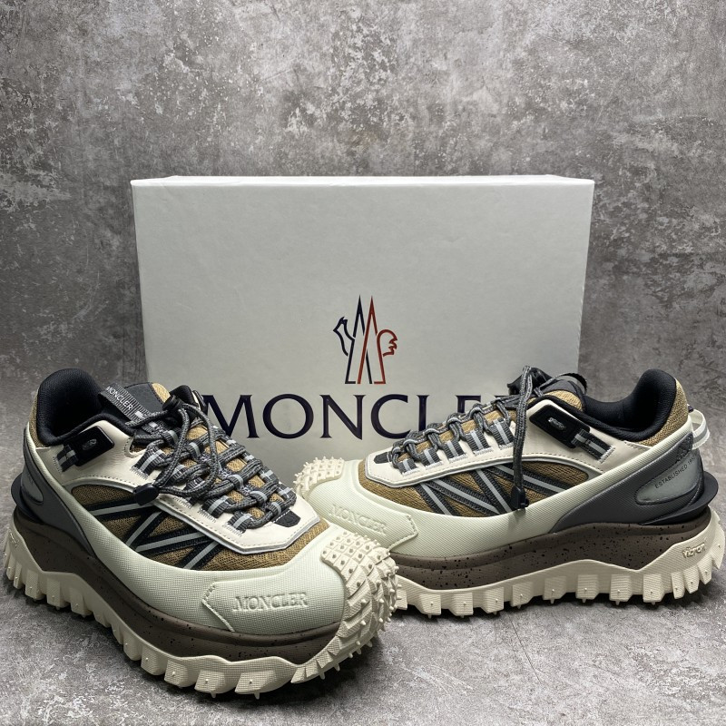 Moncler Trailgrip Beige White