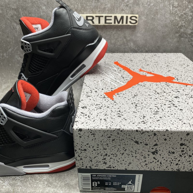 Air Jordan 4 Retro Bred Reimagined