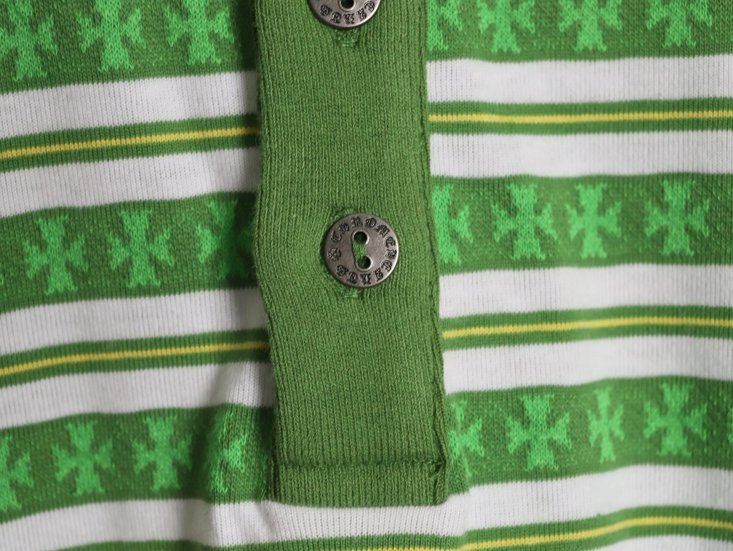 Ch**me He**ts 25fw polo shirt