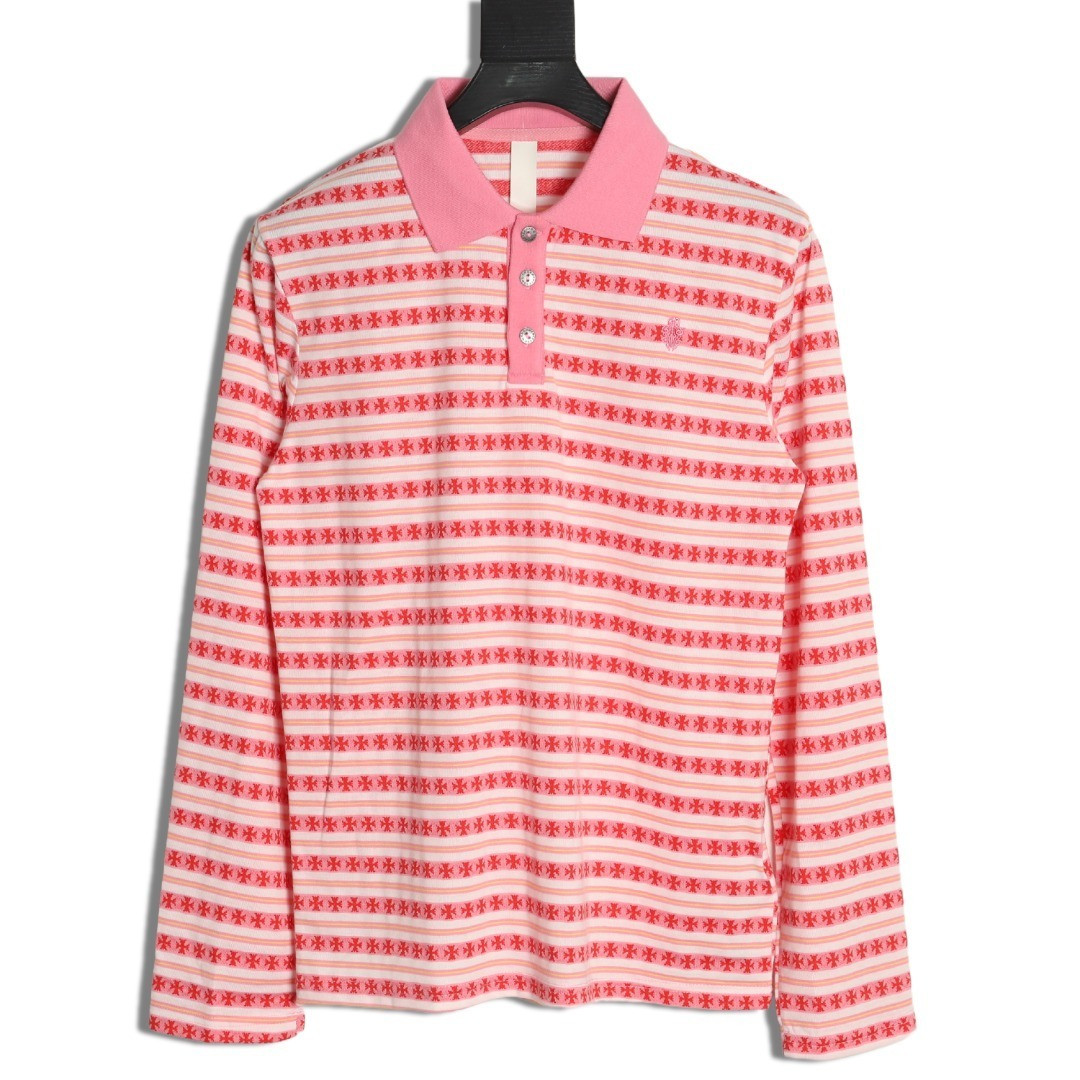 Ch**me He**ts 25fw polo shirt