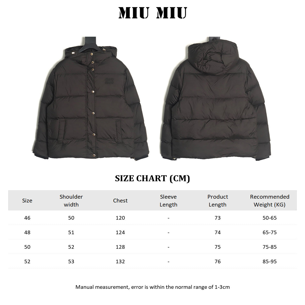 MIU MIU MM Short Puffer jacket