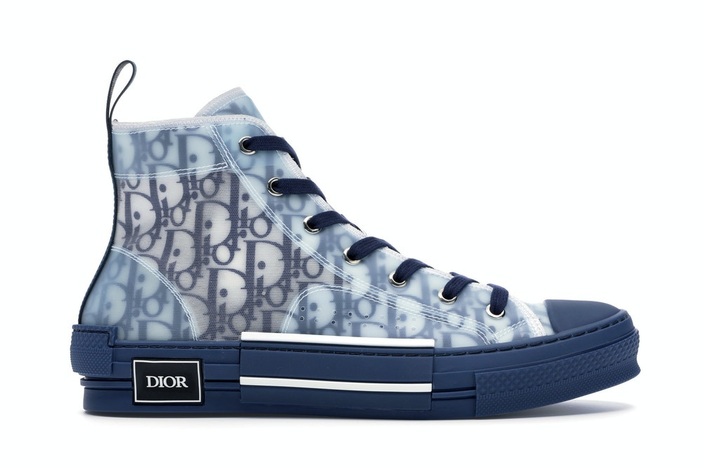 D*or b23 high top blue oblique