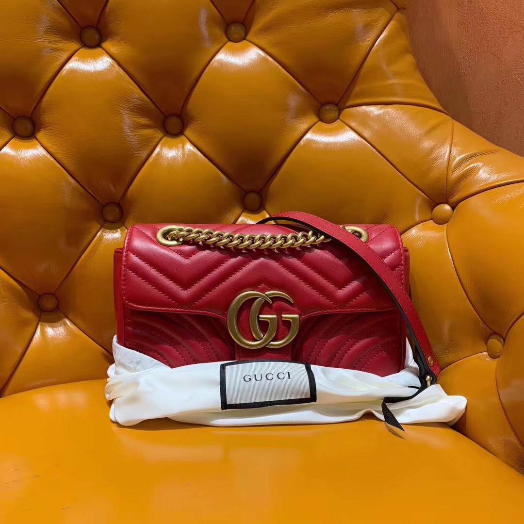 GG Marmont Shoulder Bag 22cm