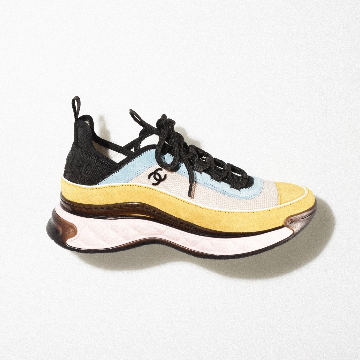 Channel Casual Style Street Style Plain Low-Top Sneakers