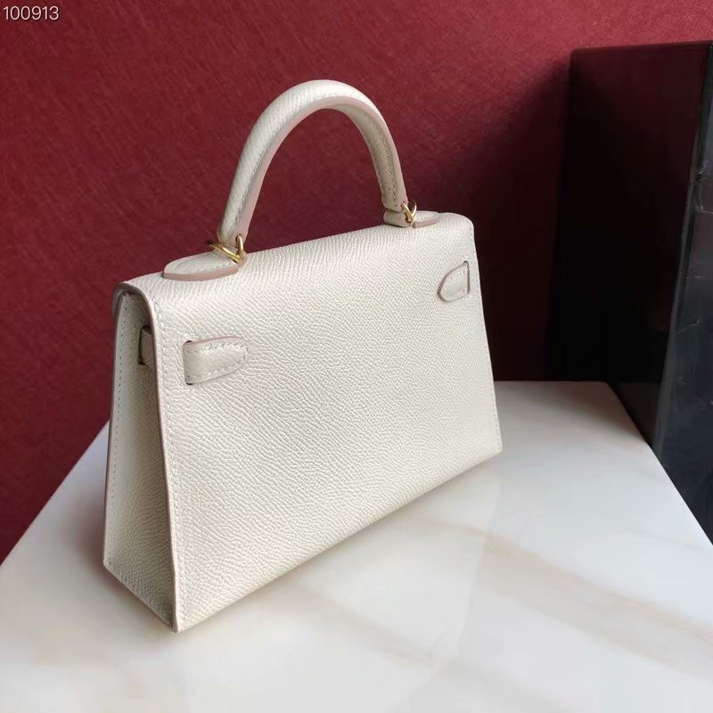 H**mes epsom handmade kelly mini 19