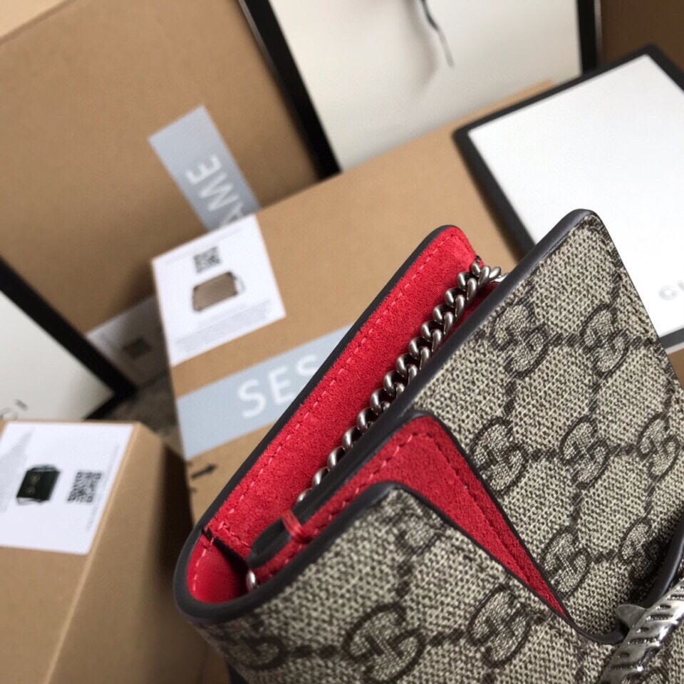 g*u*i dionysus gg S*p*e S*per mini bag 6.5"wx3.9"hx1.6"d