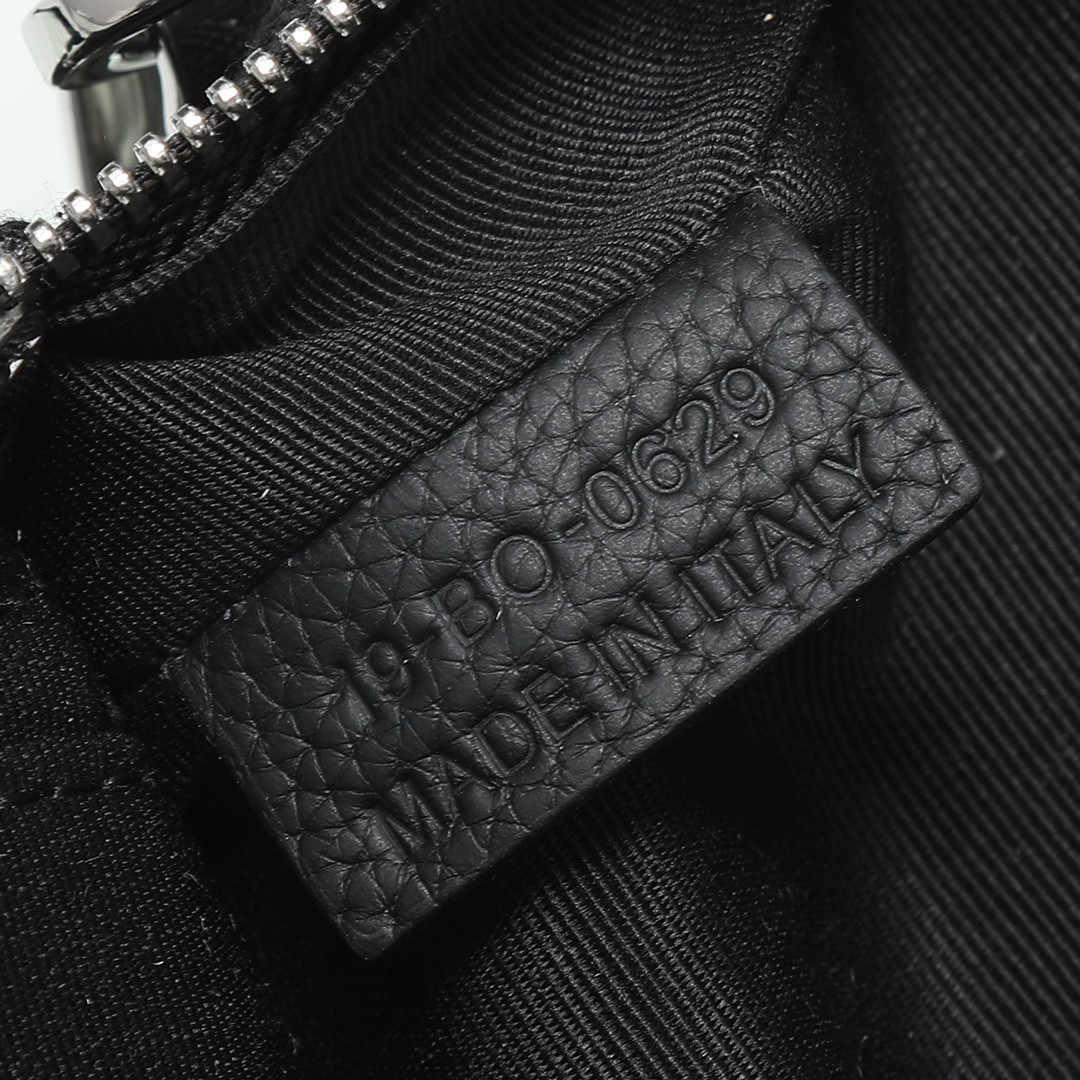 D*or safari bag with strap  black D*or oblique jacquard  8.5 x 6 x 2.5 inches