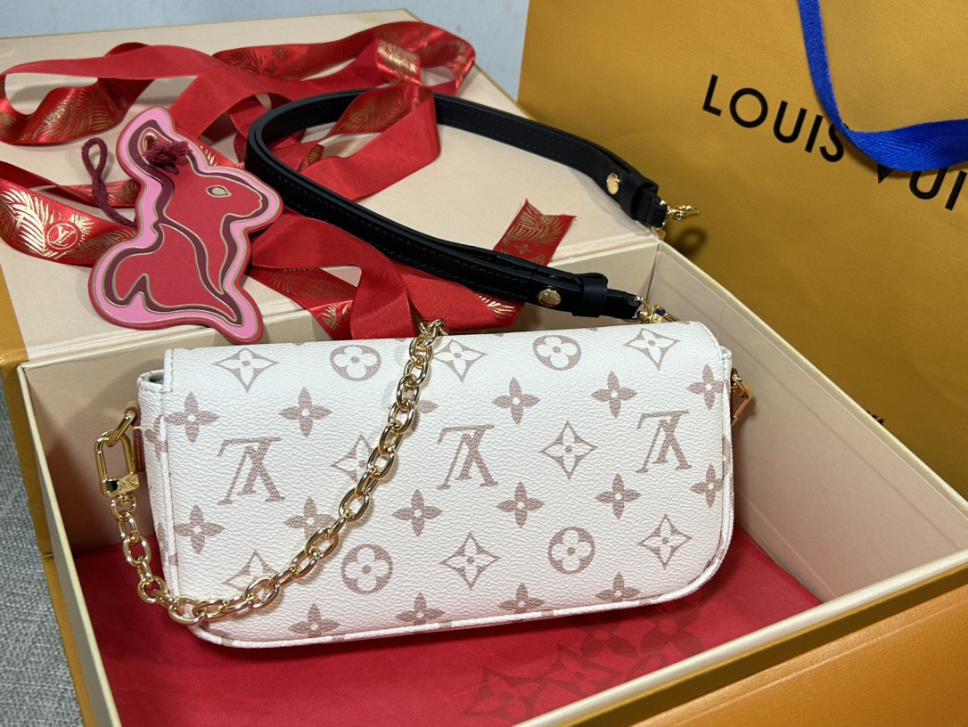 LV M83091 Wallet on Chain Ivy 9.3 x 4.7 x 1.7 inches