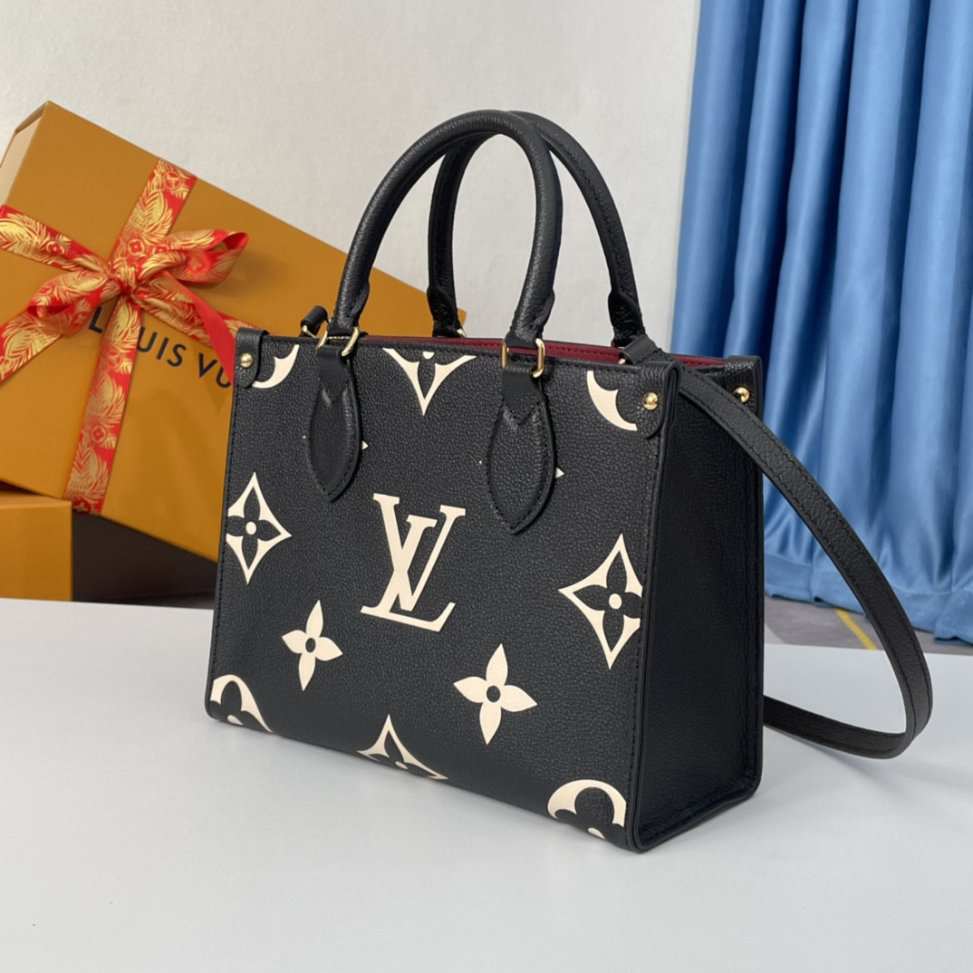 LV M45659 Onthego PM 9.8 x 7.5 x 4.5 inches