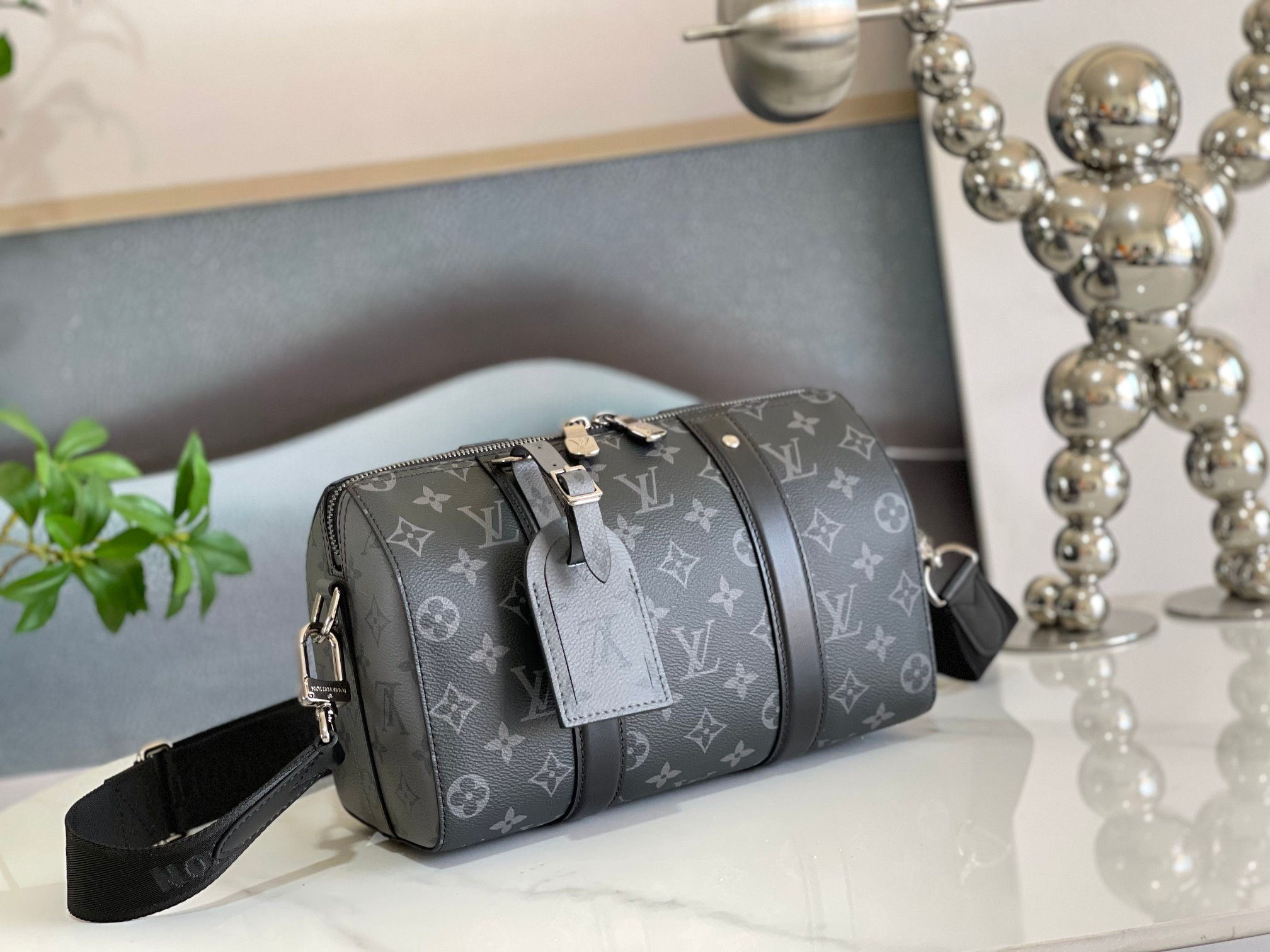 LV M45936 City Keepall 10.6 x 6.7 x 5.1 inches