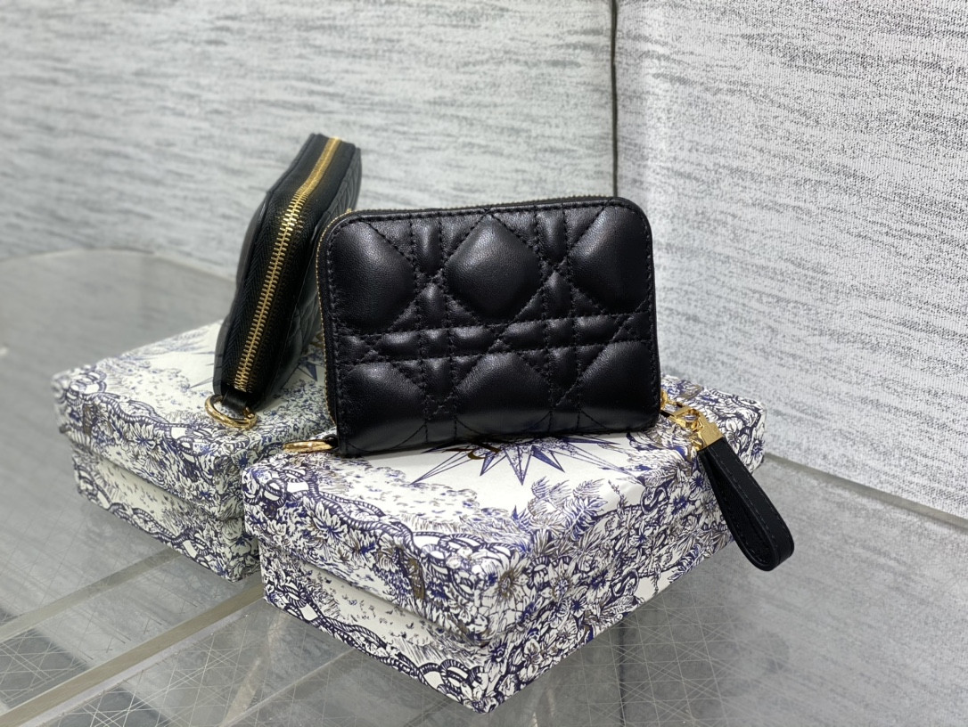 lady D*or voyageur small coin purse card holder
