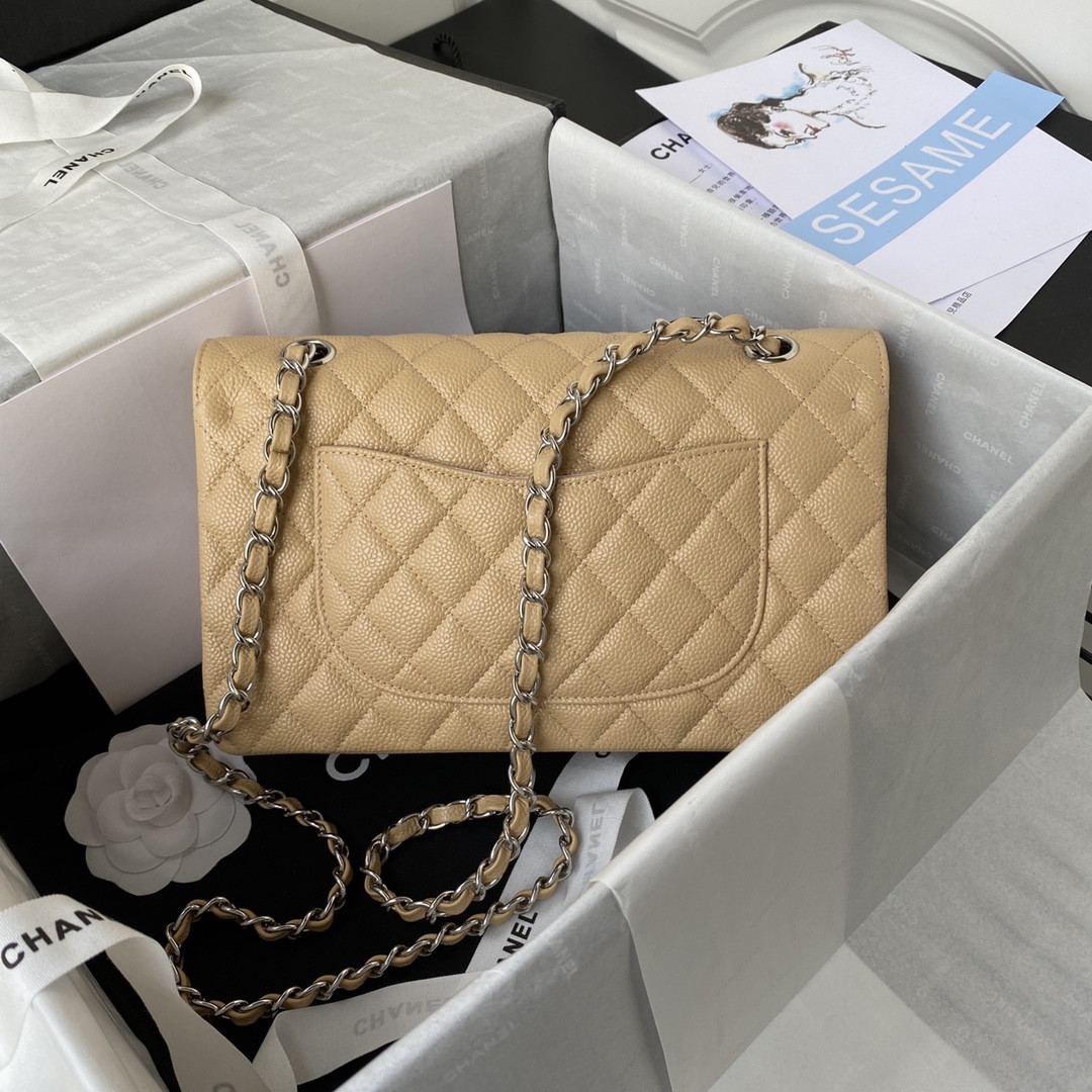 Ch*el classic flap bag 15.5×25.5×6.5cm