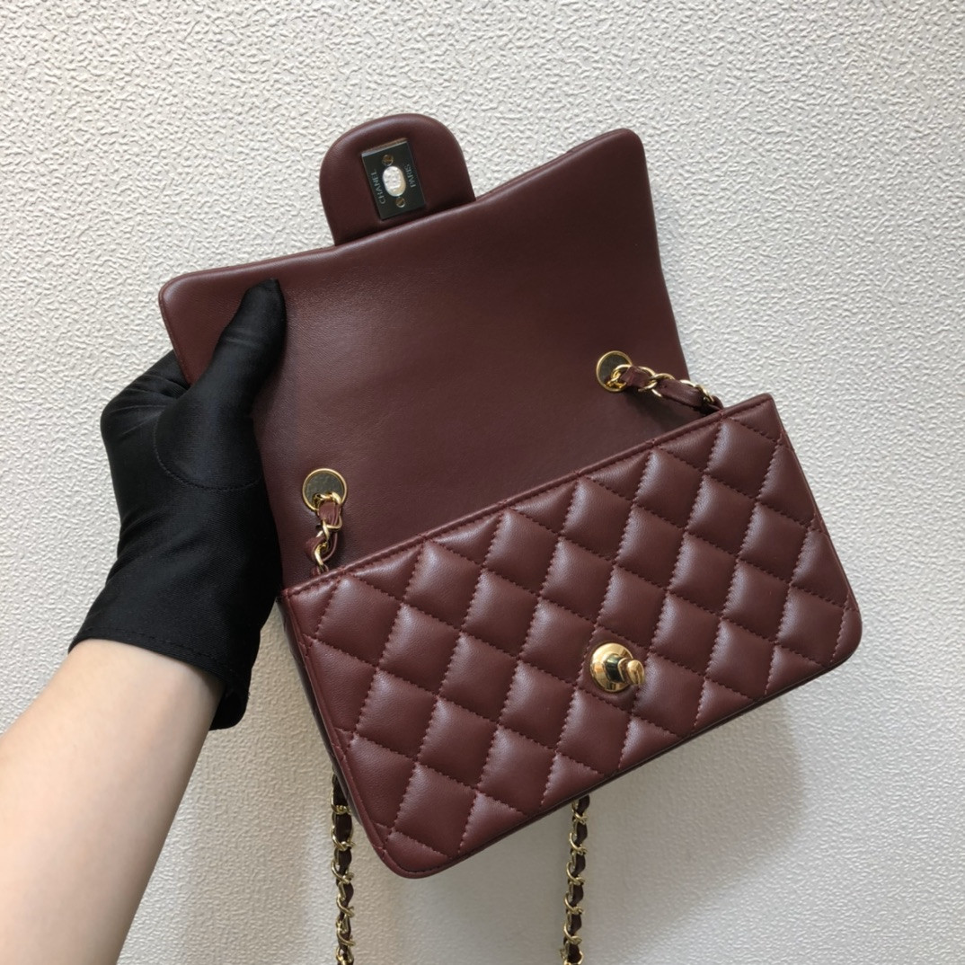 Ch*el mini flap bag 12 × 20 × 6 cm