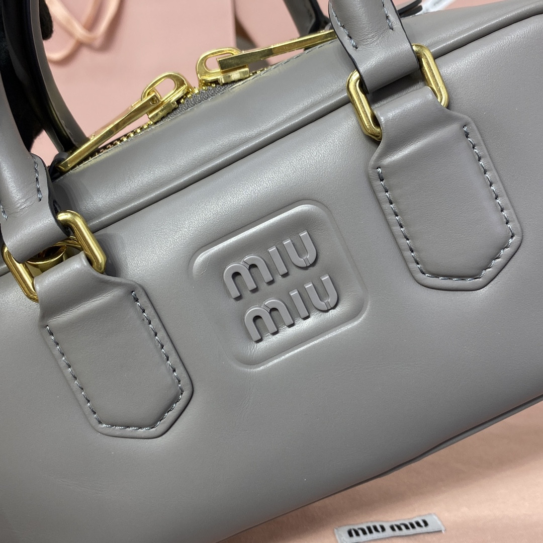 Miu Miu Arcadie leather bag 10.5x22x7.5cm