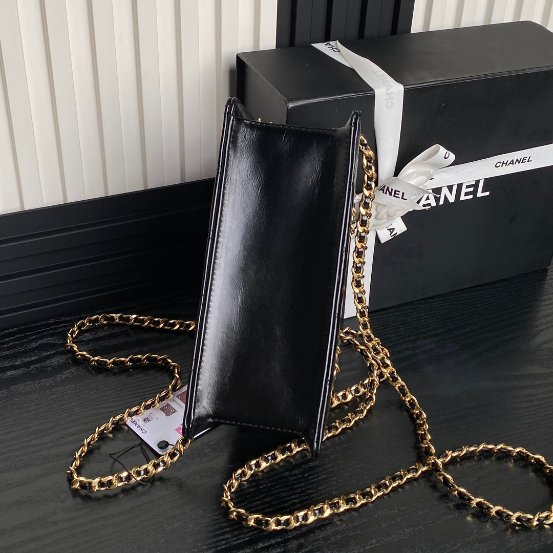Ch*el 24k handbag 16×21×7cm