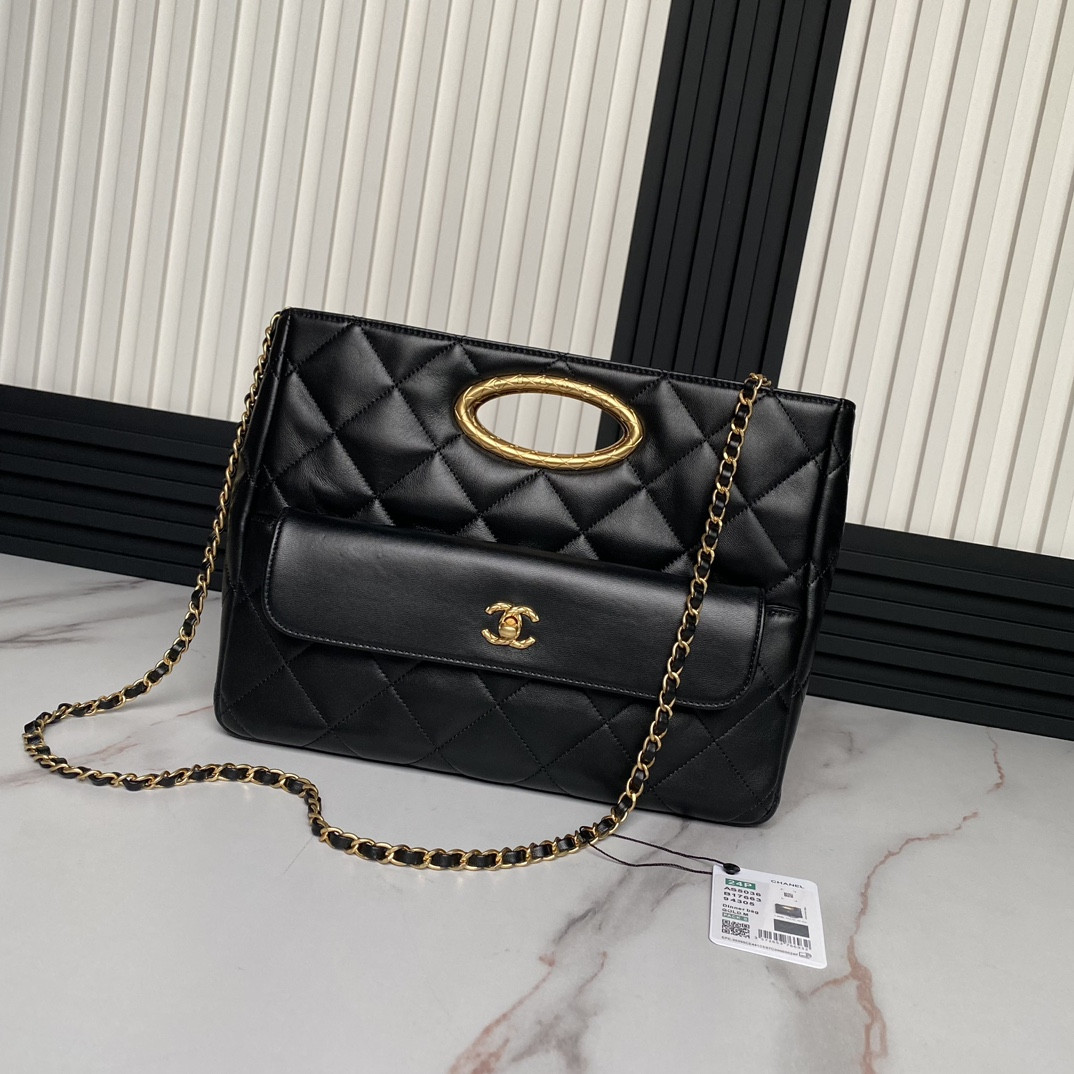 Ch*el 24b evening bag 24×34×8cm