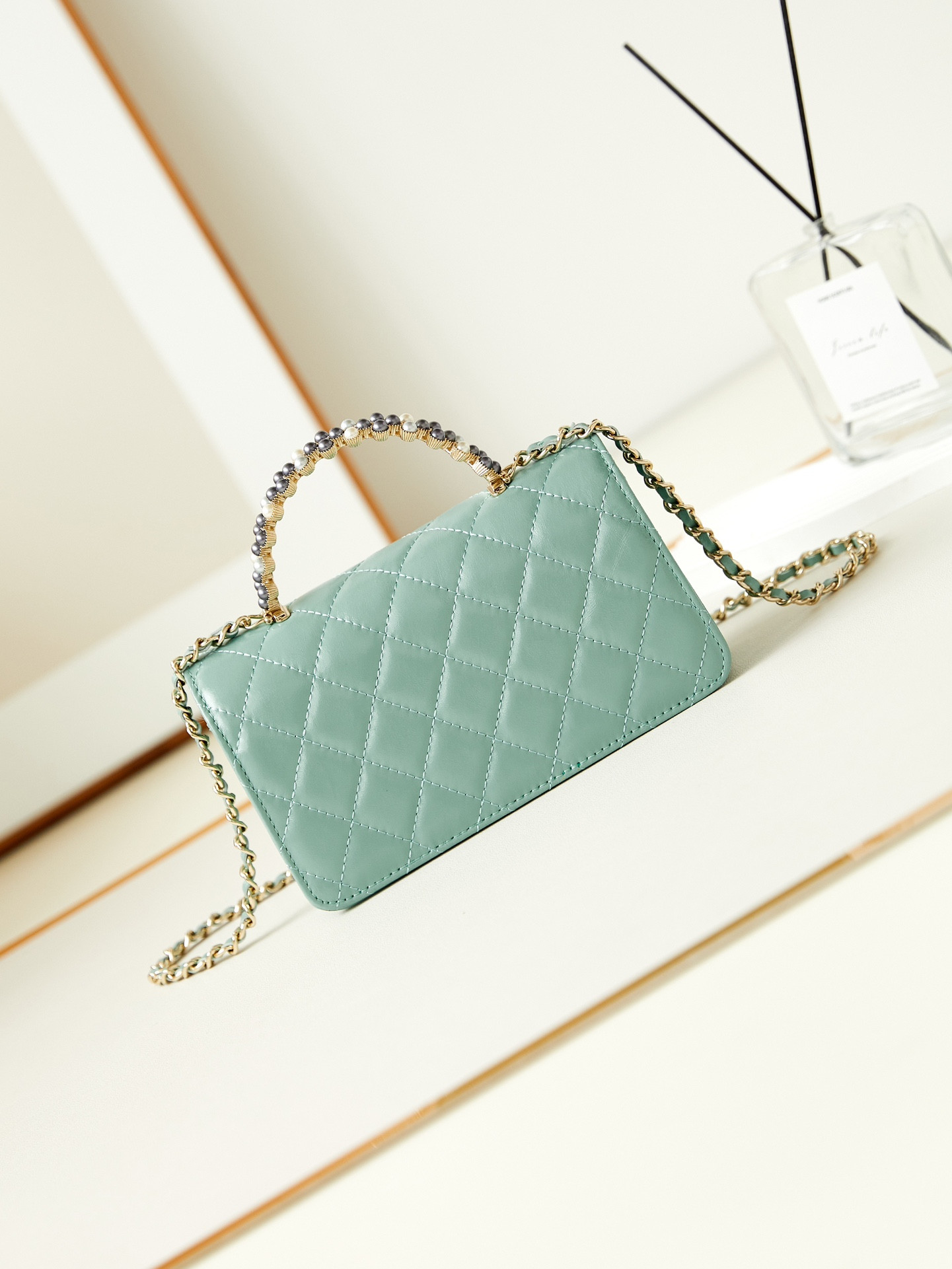 Ch*el 24p woc classic wallet on chain 11x18.5x6cm
