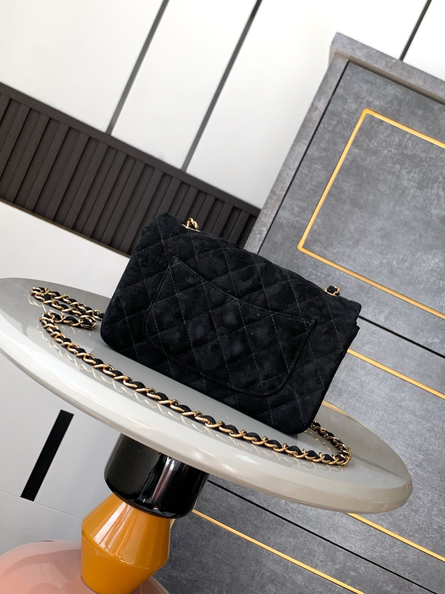 Ch*el mini classic 11.12 handbag 20 12×20×6cm
