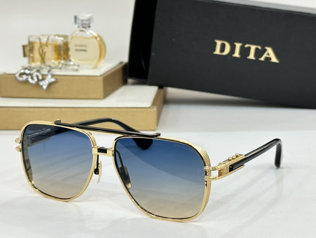 DITA Glasses DTS436-GLD-BLK 61-14-135