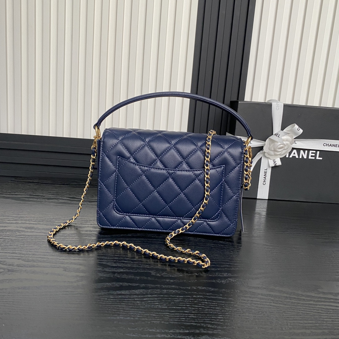 Ch*el classic flap bag 16×22×5cm as5166