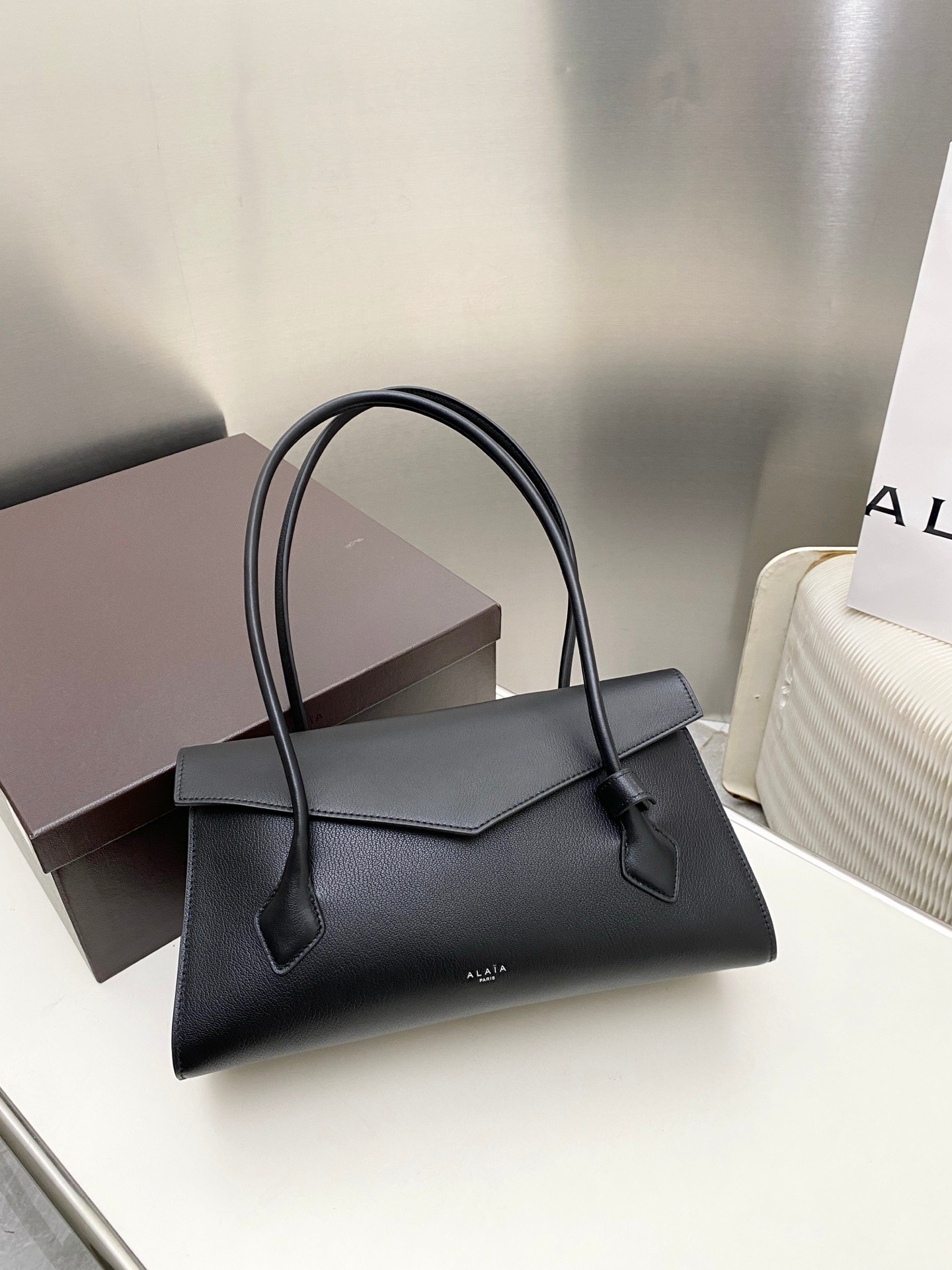 ALAÏA LE TECKE Tote Bag 32x13x15cm