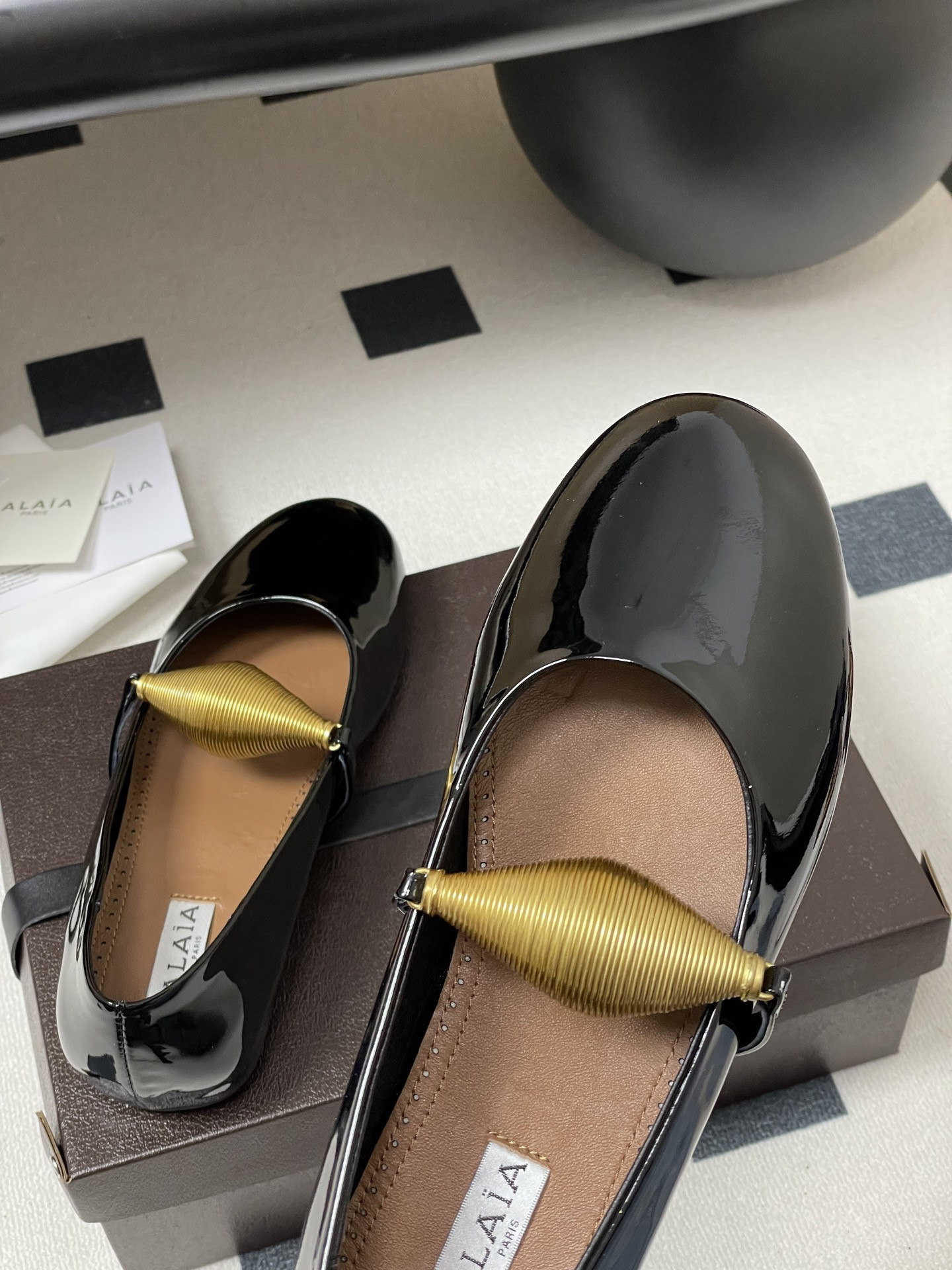 UA Alaïa Jewel Ballet Flats(Customized Size 7-10 days production time)