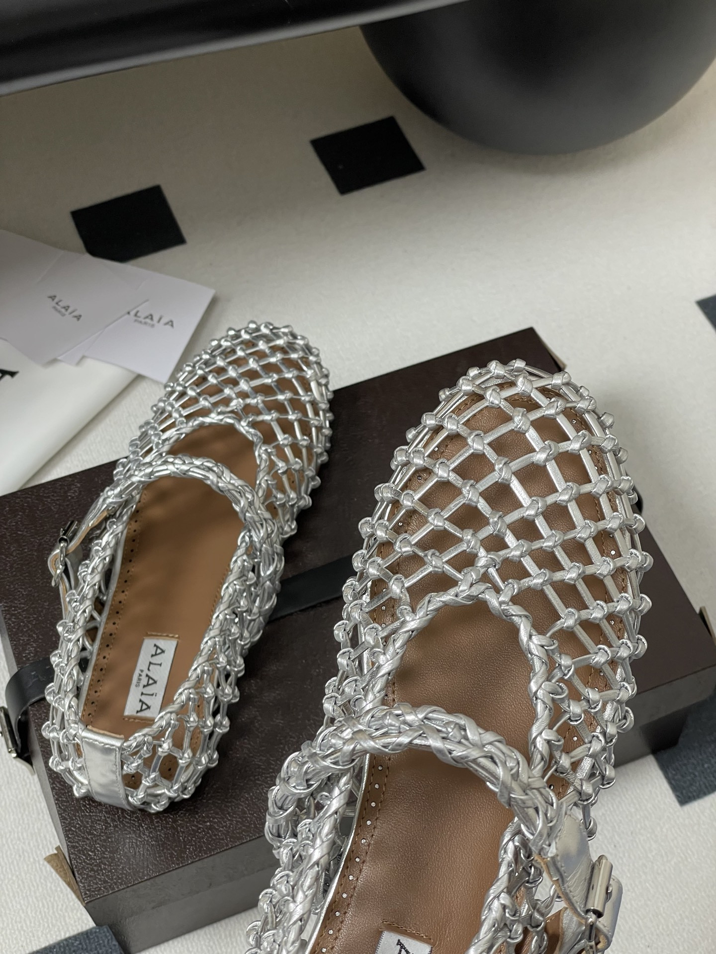 UA Alaïa BRAIDED BALLET FLATS(Customized Size 7-10 days production time)