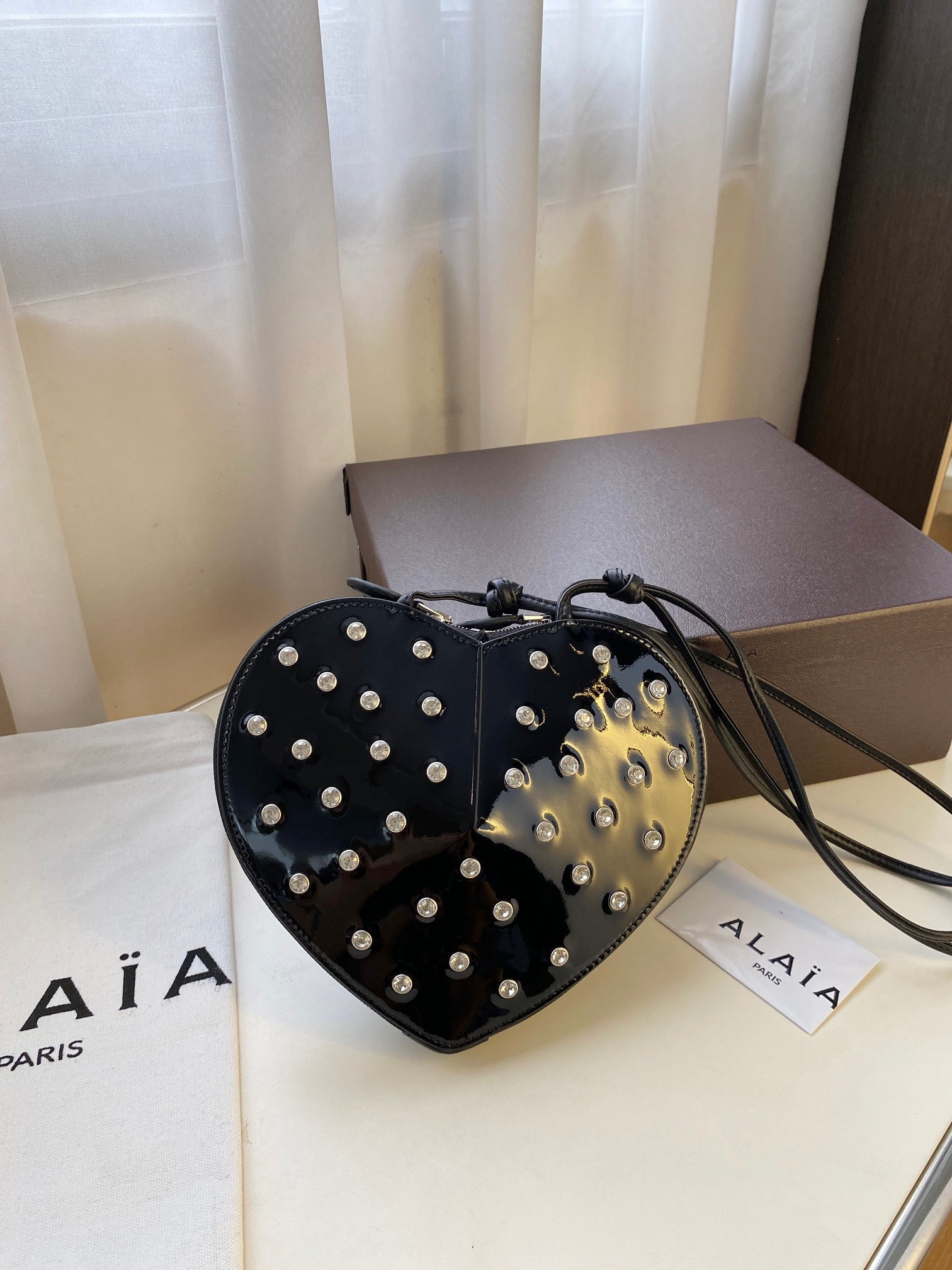 ALAÏA Le Coeur Heart Bag 18.5x20.5x5cm